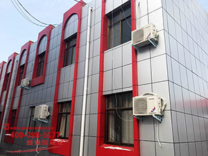 臨潁南街村金屬氟碳一體板工程